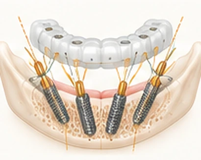 Strategic angulation — All-on-X at Smile Spot Dentistry, Venice, FL