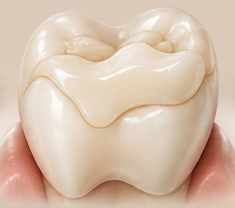 Ceramic onlay covering selected cusps — Smile Spot Dentistry, Venice FL