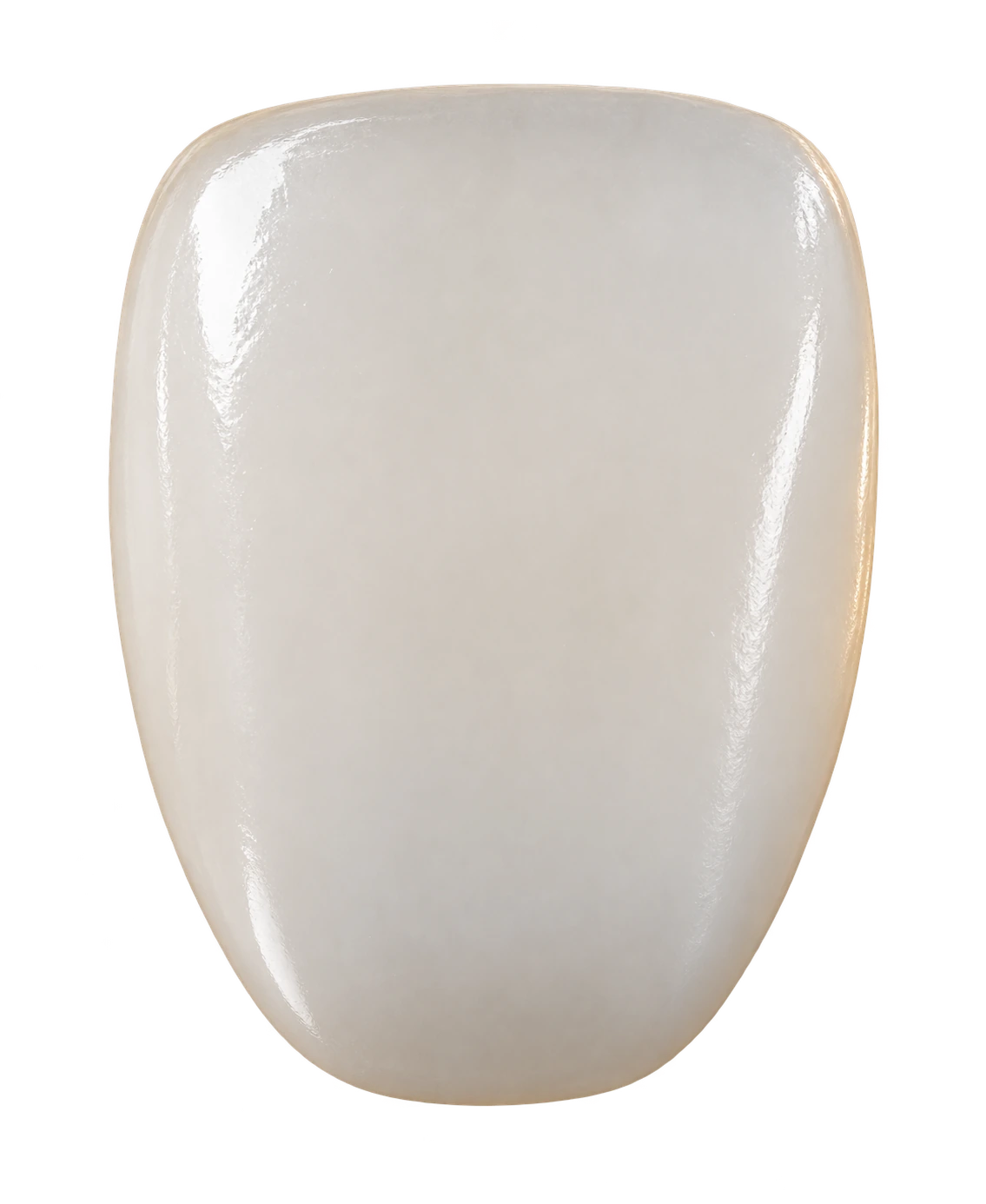 A generic veneer shell — uniformly opaque with a flat surface